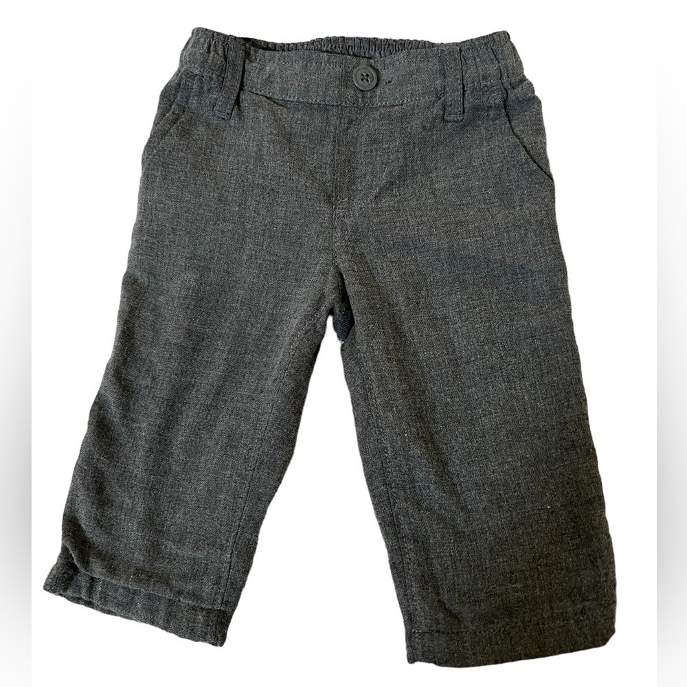Baby Gap 6-12 months Heather grey smart dress pants, trousers